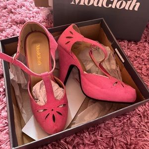 MODCLOTH PINK HEELS